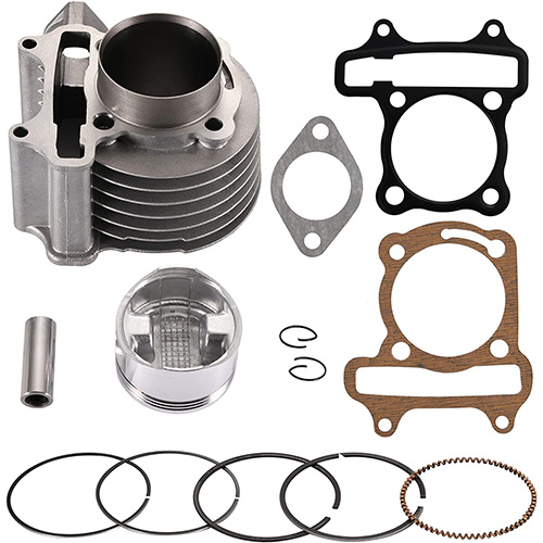 57.4mm Bore Cylinder Kit with Piston for 4 Stroke GY6 150cc ATV 157QMJ Engine