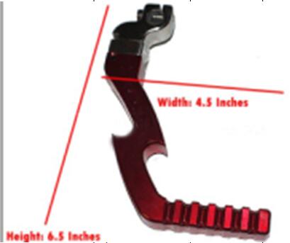 RED CNC KICK STARTER LEVER KICKSTART XR CRF 50 70 CRF50