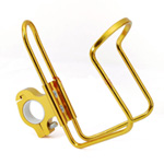 For Motorcycle Bike ATV Alloy Cup Drink Bottle Holder 7/8" Handle Bars Golden