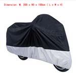 Nrand New Outdoor Breathable Motorcycle Cover Cruisers Touring Bikes M Size