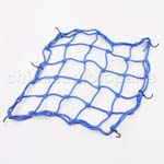 15" x 15" Elasticated Bungee Luggage Cargo Net with Hooks Hold Down for Motorcycles Motorbike