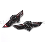 Kawasaki Vulcan VN Classic VN400/500/800/800/1500 Gas Tank Emblem Badge X2 pcs