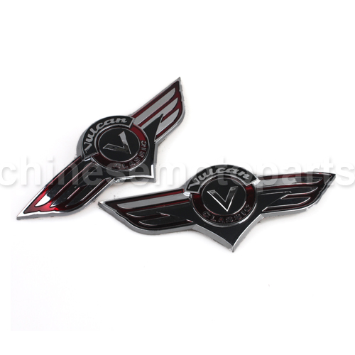 Gas Tank Emblem Badge Decals for Kawasaki Vulcan VN 500 750 800 1500 1600 2000