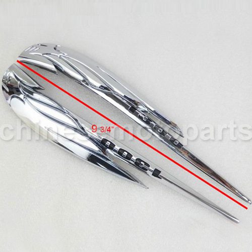 Chrome Plastic Gas Tank Emblem Badge Decal for Honda VTX 1300 VTX1300 C R S