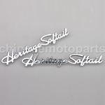 Gas Tank Emblem Badge Decals Chrome for Harley Davidson Electra Glide Classic Fat Boy