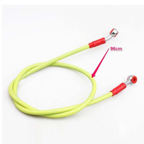 Universal Motorcycle Yellow High Performance Oil Line Brake Hose