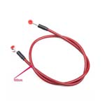 Red High Performance Oil Line Brake Hose fit Universal Motorcycle