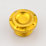 Gold CNC Fuel Gas Tank Cap For Harley Sportster Dyna Softail Road Kings Aluminum