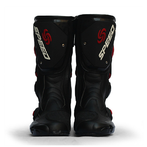 Shock-absorbing Motorcycle Track Outdoor Sports Racing Boots Riding Boots-Black