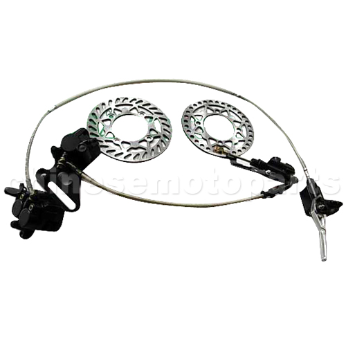 Front Big Twin-piston and Rear Big Single-piston Disc Brake Asse