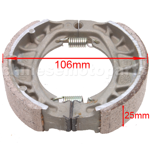 Brake Shoe for 2-stroke 50cc Moped & Scooter