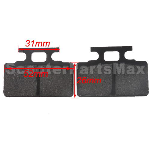 Front Disc Brake Pad for 50cc-125cc Dirt Bike