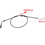 40.16" Throttle Cable for GY6 150cc ATV