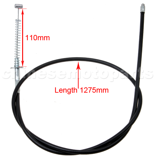 50.2\" Front Drum Brake Cable Set for 150cc-200cc Air-cooled ATV