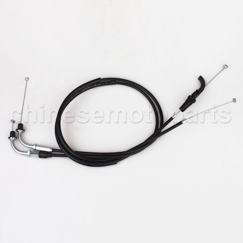 Throttle Cable A and B for KAWASAKI ZZR400 1990 1991 1992 1993 1994 1995 1996 90-96