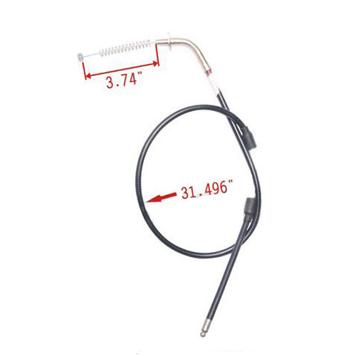 31.496\" FRONT BRAKE CABLE