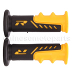 7/8" 22mm Universal Hand Grips Handlebar for Honda CB 599 600 400 1000 R Yellow