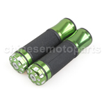 7/8" 22mm Green Handlebar Hand Grips for Kawasaki Ninja ZX 2R 6R 9R 10R 12R ZX14