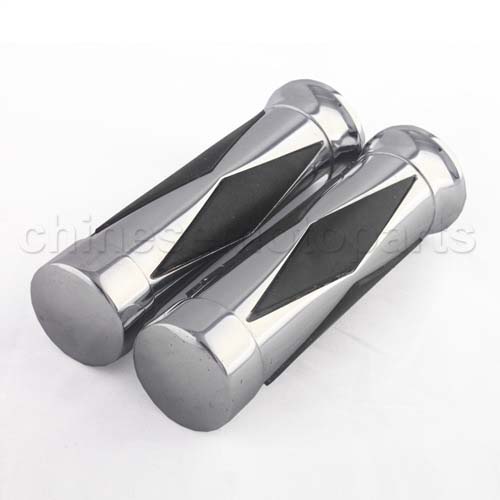 Chrome Motorcycle Handlebar Hand Grips