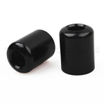 BLACK Bar Ends Plugs for KAWASAKI ZX 750 900 650R 7R 9R Z1000 10R ZZR1200 12R