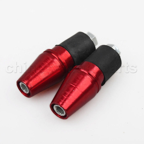 2X MOTORCYCLE HANDLE BAR ENDS PLUG 7/8 GSXR CBR R6 R1 600 PAIR Left/Right 22m