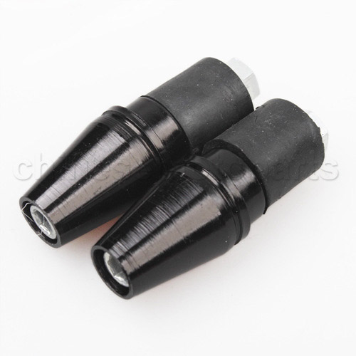 NEW 2X MOTORCYCLE HANDLE BAR ENDS PLUG 7/8 GSXR CBR R6 R1 600 PAIR Left/Right 22mm CNC Machined