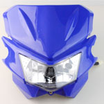 BLUE Universale Fari Faro StreetFighter Per KX125 KX250 KXF250 KXF450 KLX200 KLX250 KLX450 KX65