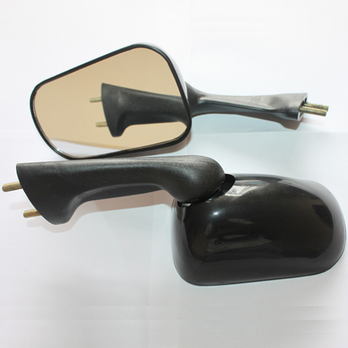 Black Plastic Rearview Mirror for 50cc-250cc ATV, Dirt Bike,Motorcycle,Moped Scooter