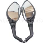 Gy6 Scooter Moped Motorcycle 50cc 125cc 150cc 250cc Rear view Mirror 8mm(Pair)