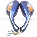 8mm Rearview Mirror GY6 Moped Scooter 50cc 150cc 250cc Universal Pair Mirrors