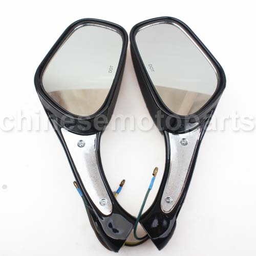 8mm Electric Rearview Mirror For GY6 50cc 150cc 250cc Scooter Moped – FixRightPro (Yellow)