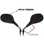 8MM Reverse Thread Scooter Moped Mirrors For Yamaha Kymco and others