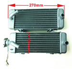 Double Radiator for 200cc-250cc water-cooled ATV, Dirt Bike & Go
