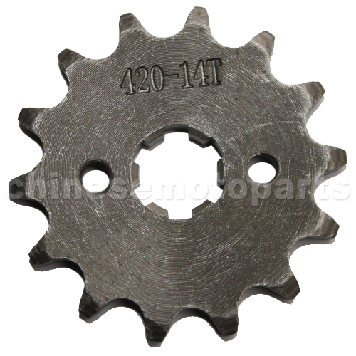 420 14 Tooth Front Engine Sprocket Dirt Bike Roketa Coolster SSR Dirt Bike 17MM