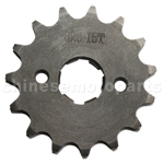 420 15-Tooth 20mm Engine Sprocket for 50cc-125cc ATV, Dirt Bike