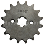 420 16-Tooth 17mm Engine Sprocket for 50cc-125cc ATV, Dirt Bike