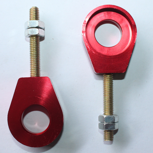 RED CHAIN ADJUSTER PIT BIKE HONDA XR50 CRF50 SDG