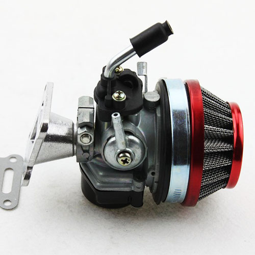 SOAJEE Carburetor With Red Filter For 43cc-49cc 2-Stroke Engines - Mini Moto ATV Go Kart