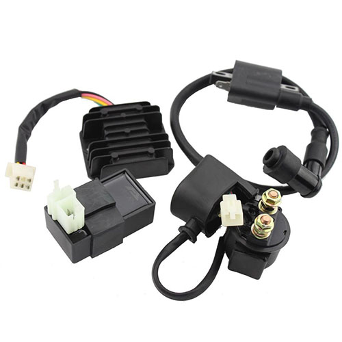 Ignition Coil AC CDI Voltage Regulator Rectifier Relay Kit for CG150cc 200cc 250cc Vertical Engi