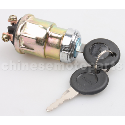 Hoverboard Go Kart Key Ignition Switch Replacement For 70cc 90cc 110cc 125cc 150cc 200cc 250cc Go-Kart Dune Buggy Cart UTV 3 Wires Plant Keys