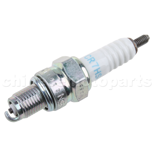 NGK-CR7HSA Spark Plug for 50cc-150 ATV, Dirt Bike, Go Kart, Mope