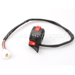 3-Function Left Switch Assembly with Choke Lever for ATV 3-Function Left Switch Assembly with Choke Lever for ATV