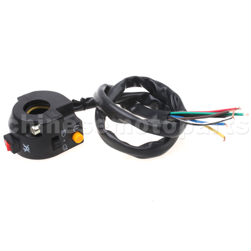 3 function Left Switch Assembly for 50cc-250cc ATV, Dirt Bike &