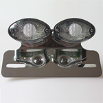 Motorcycle LED Lamp Turn signal Brake License Plate Cateye Tail