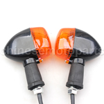 Set of 2 rear turn signal lights for scooter & moped 150cc 50cc GY6 12 VOLT