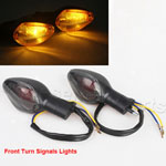 Front Turn Signals Indicator Blinker Light Smoke Fit 2007-2013 HONDA CBR 600 RR