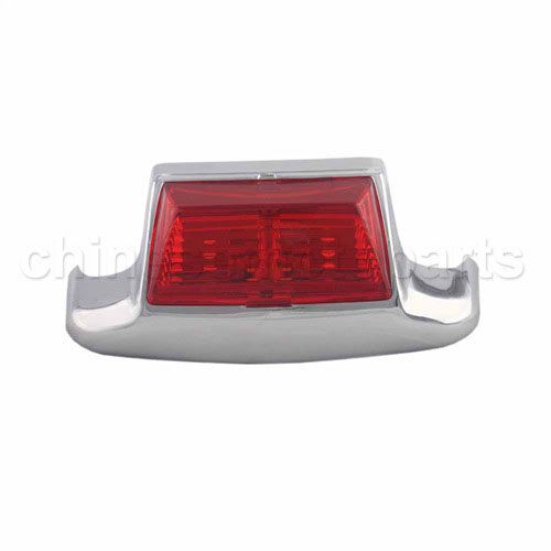 Red Lens Chrome Rear Fender Tip light for HARLEY DAVIDSON ROAD KING