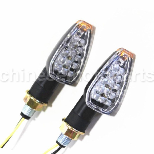 LED Blinker Motorcycle Turn Signals Indicator Flash Honda Kawasaki Yamaha Harley