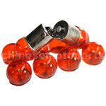 12V 10W Chinese Moped & Scooter Turn Signal Light Bulb - Orange