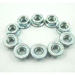 8mm FLANGE NUTS (10 PIECES) FOR CHINESE SCOOTERS WITH GY6 150cc & 50cc MOTORS